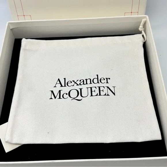 Alexander McQueen Gold Chain Necklace Choker with Crystal Skull - Picture 6 of 11